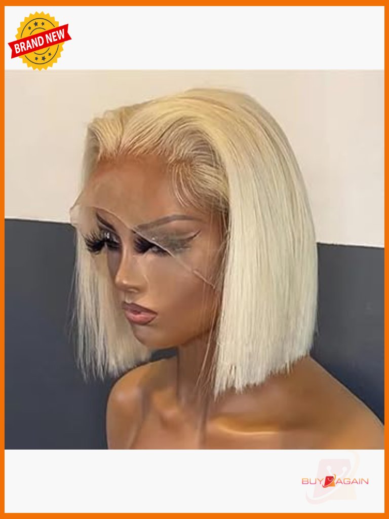 13x4 Hd Lace Front Bob Wig Human Hair Straight Wear Go Glueless Pre Plucked